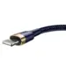 Baseus Cafule Nylon USB - Lightning Cable 2m Black/Gold