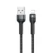 Remax Braided USB - Lightning Charging Cable 1 m. Black (Blister)
