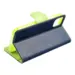 Fancy Book Cover til iPhone 13 Navy / Lime