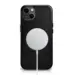 iCarer case in natural leather for iPhone 13 black (MagSafe compatible)