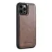 iCarer Case in Natural Leather for iPhone 12 Pro / iPhone 12 Brown