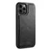 iCarer Case in Natural Leather for iPhone 12 Mini Black