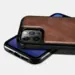 iCarer Case in Natural Leather for iPhone 12 Mini Black