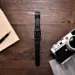 iCarer Leather Strap for Apple Watch 42mm Black