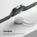 Ringke Slim Case 2 stk til Apple Watch 7 41mm Transparent + Grøn (Blister)