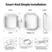 Ringke Slim Case 2 stk til Apple Watch 7 41mm Transparent + Grøn (Blister)