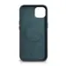 iCarer case in natural leather for iPhone 13 Blue (MagSafe compatible)