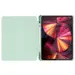 Tri-fold Smart Cover m. pen holder til iPad Air 4/5 (2020)(2022) Grøn Bulk