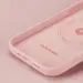 Dux Ducis Grit Leather case for iPhone 14 Pink (MagSafe Compatible)