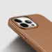 Dux Ducis Grit Leather case for iPhone 14 Pro Brown (MagSafe Compatible)