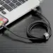 Baseus Cafule Nylon USB - Lightning Cable 0.5m Black/Grey