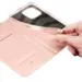 DUX DUCIS Skin Pro Flip Cover til iPhone 15 Pro Max Pink
