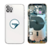 Back Housing incl. Small Parts for iPhone 12 Pro - Pull A (Silver)