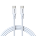 BWOO USB-C - USB-C Cable 1m - White (60W)