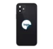 iPhone 12 bagcover med small parts - OEM (sort)