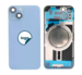 Back Glass for iPhone 14 with Camera Lens + Metal Plate + Magsafe Magnets - Pull A (Blue)
