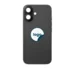 iPhone 16 bagglas med kameralinse + metalplade + Trådløs oplader flex + Magsafe magnet + Flashlight flex - OEM (Diagnosticerbart) (sort)