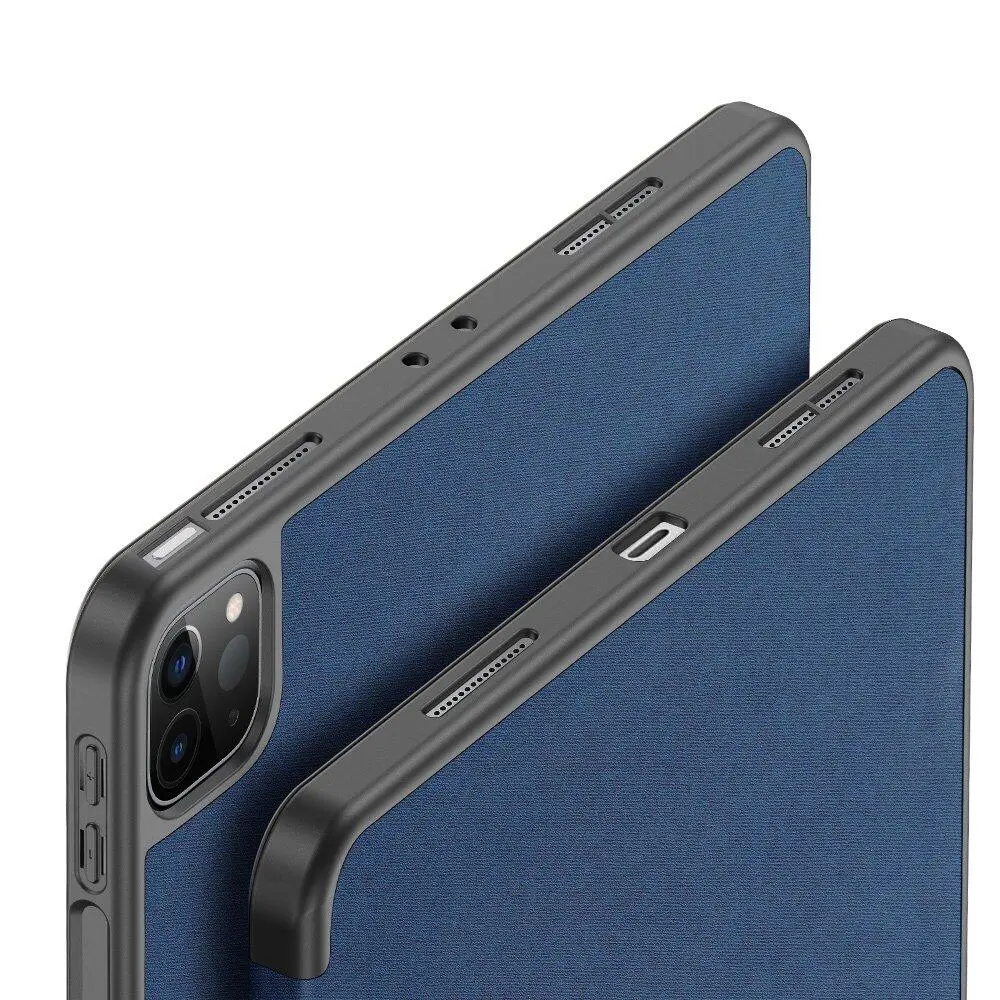 Dux Ducis Domo iPad Mini 6 Stand Case With Apple Pencil Holder - Blue