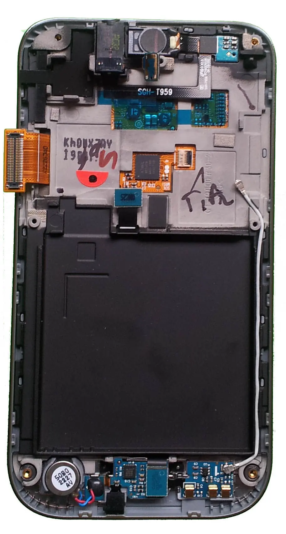 Samsung Galaxy S Plus GT-i9001 Display Unit Cover (Original) | Mobile Parts