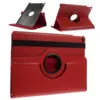 360 Degree Rotating Leather Case for iPad Air/Air 2/2017/2018 - Red