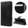 MERCURY GOOSPERY Sonata Diary Case for iPhone 7/8/SE (2020) Black (Bulk)