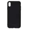 TPU Soft Back Cover for iPhone XS Matte Black