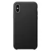 Real Leather Case for iPhone X Black
