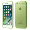 Glossy Surface TPU Gel Case til iPhone 6/6S - Transparent Lys Grøn