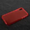 TPU Soft Back Cover for iPhone X Transparent Red