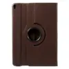 iPad Pro 10.5-inch (2017) Litchi Grain Leather Cover with 360 Degree Rotary Stand - Brown