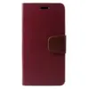 MERCURY GOOSPERY Sonata Diary Case for iPhone XR Wine Red