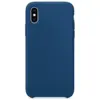 Hard Silicone Case for iPhone XS Dark Blue