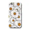 Flower Hard Case with Daisies for iPhone 6/6S White/Yellow