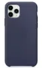 Hard Silicone Case for iPhone 11 Pro Dark Blue