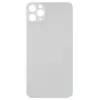 iPhone 11 Pro bagglas uden logo - sølv