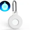 Silicone Keychain Case for Apple AirTag Glow In Dark Blue