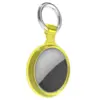 Keychain Case for Apple AirTag Transparent Yellow