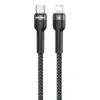 Remax Jany Series  Nylon USB-C - Lightning Cable PD 2.0 100W 1m Black