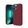 Hard Silicon Cover for iPhone 13 Burgundy