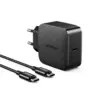 Ugreen Fast Charger USB Type C 65W + Cable Black