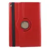 iPad Air/Pro 10.5 and iPad 10.2 Litchi Grain Leather Cover with 360 Degree Rotary Stand - Red