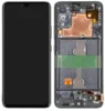 Samsung Galaxy A90 5G (A908F) OLED Skærm med ramme (Sort) (Original)
