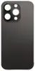 iPhone 14 Pro bagglas uden logo - Space Black (Big Hole)