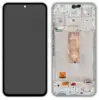 Samsung Galaxy A54 5G (A546B) OLED Skærm med ramme (Hvid) (Original)