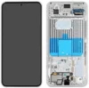 Samsung Galaxy S22 OLED skærm med ramme (Phantom White) (Original)