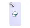 Back Glass for iPhone 14 - OEM purple with Camera Lens + Metal Plate + Magsafe Magnet