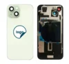 iPhone 15 bakglas med kameralinser + metallplatta + Trådlös laddare flex + MagSafe-magnet + Blixtljus flex – OEM (Diagnosticerbart) (grön)