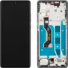 Motorola Moto G85 skærm med ramme - original (Urban Grey)