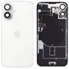 iPhone 16 bagglas med kameralinse + metalplade + trådløs oplader flex + Magsafe magnet + Flashlight flex - OEM (Diagnosticerbart) (hvid)