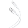 XO USB - USB-C kabel 1m - hvid (Bulk)